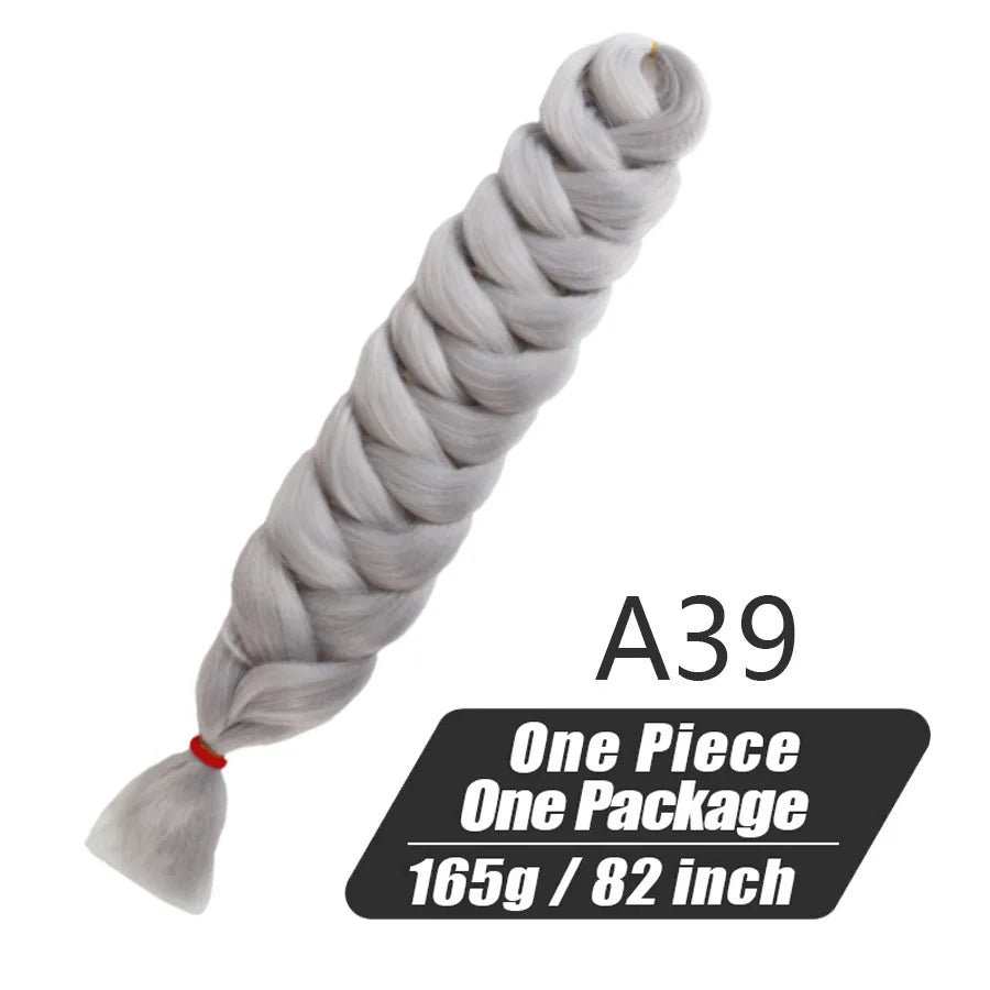 Xpression Crochet Hair Jumbo Braids Hair Kanekalon Expression Hair for Braids Synthetic Braiding Hair Extensions For Women