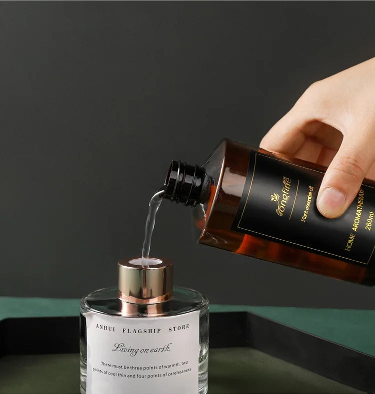 260ml Shangri-La Hilton Jasmine Lavender Fragrance Oil Home Perfumes Hotel Series Essential Oils Aromatic Diffuser DIY Perfume Viralgem Store