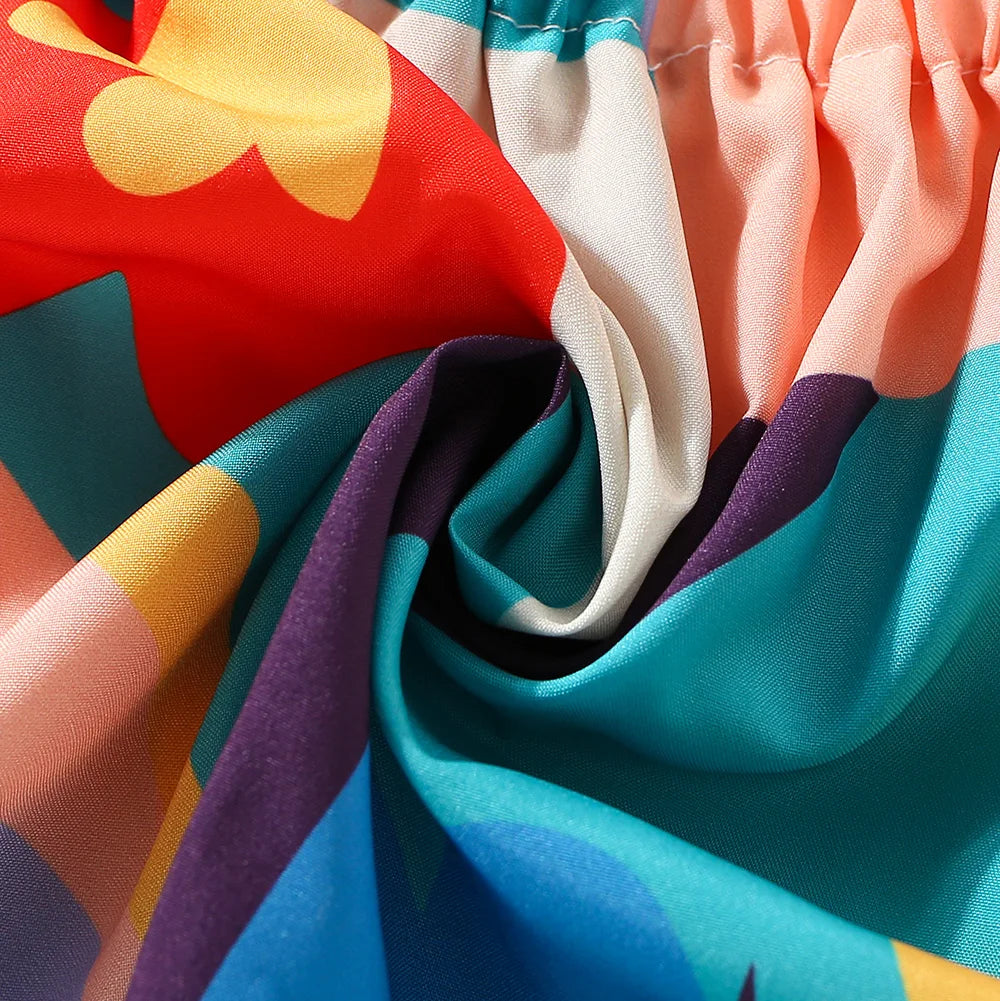 2PCS Summer New Girl Flower Strap Top+Shorts Two Piece Set Suitable for 0-3 Year Old Babies Viralgem Store