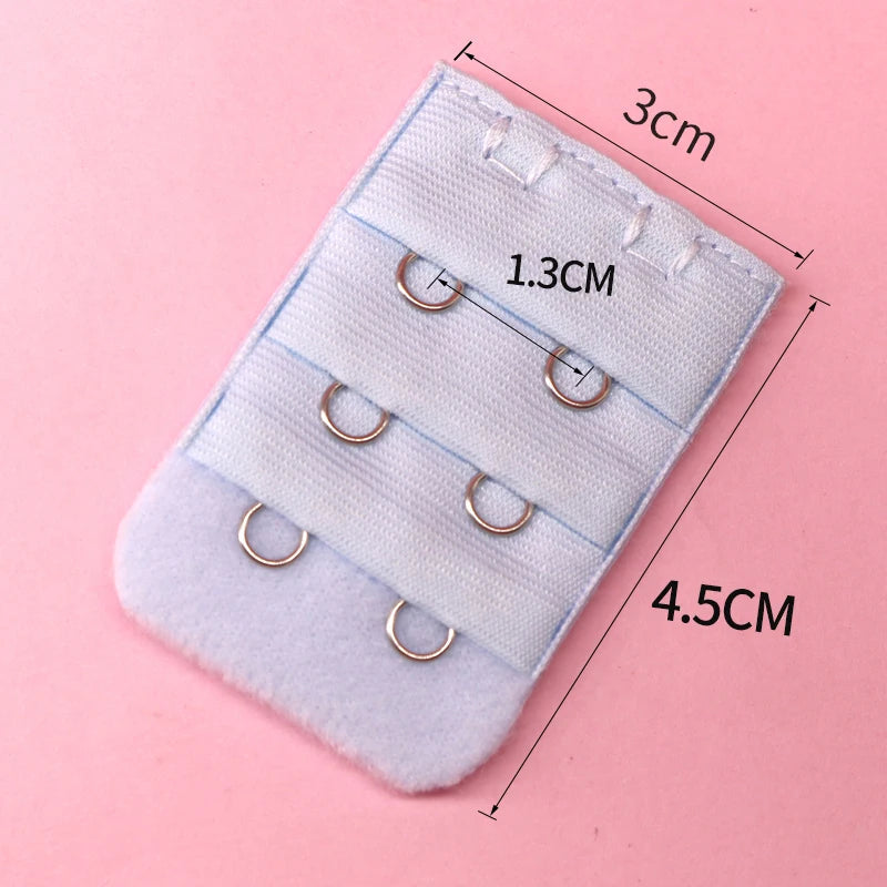 4/5/8pcs Bra Extenders Buckle Extension 3 Row 2 Hooks Bra Strap Extender Sewing Tool Intimates Lengthened Bra Hook Extenders Viralgem Store