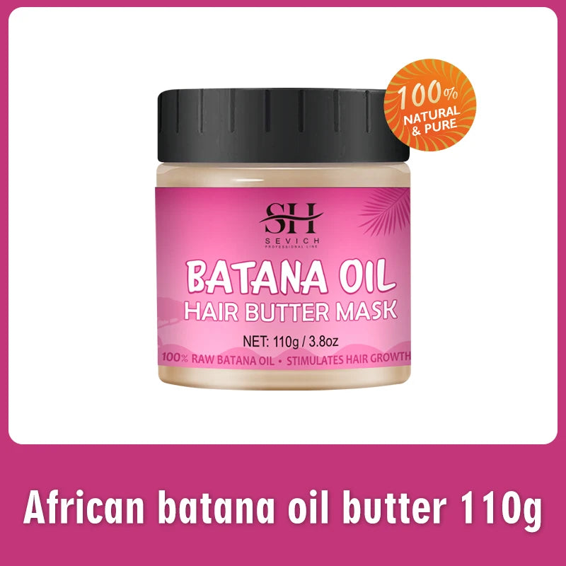 Africa Batana Mask oil Hair Butter Traction Alopecia Anti-break Hair Growth Care Products Moisturize Repair Dry Batana Hair mask