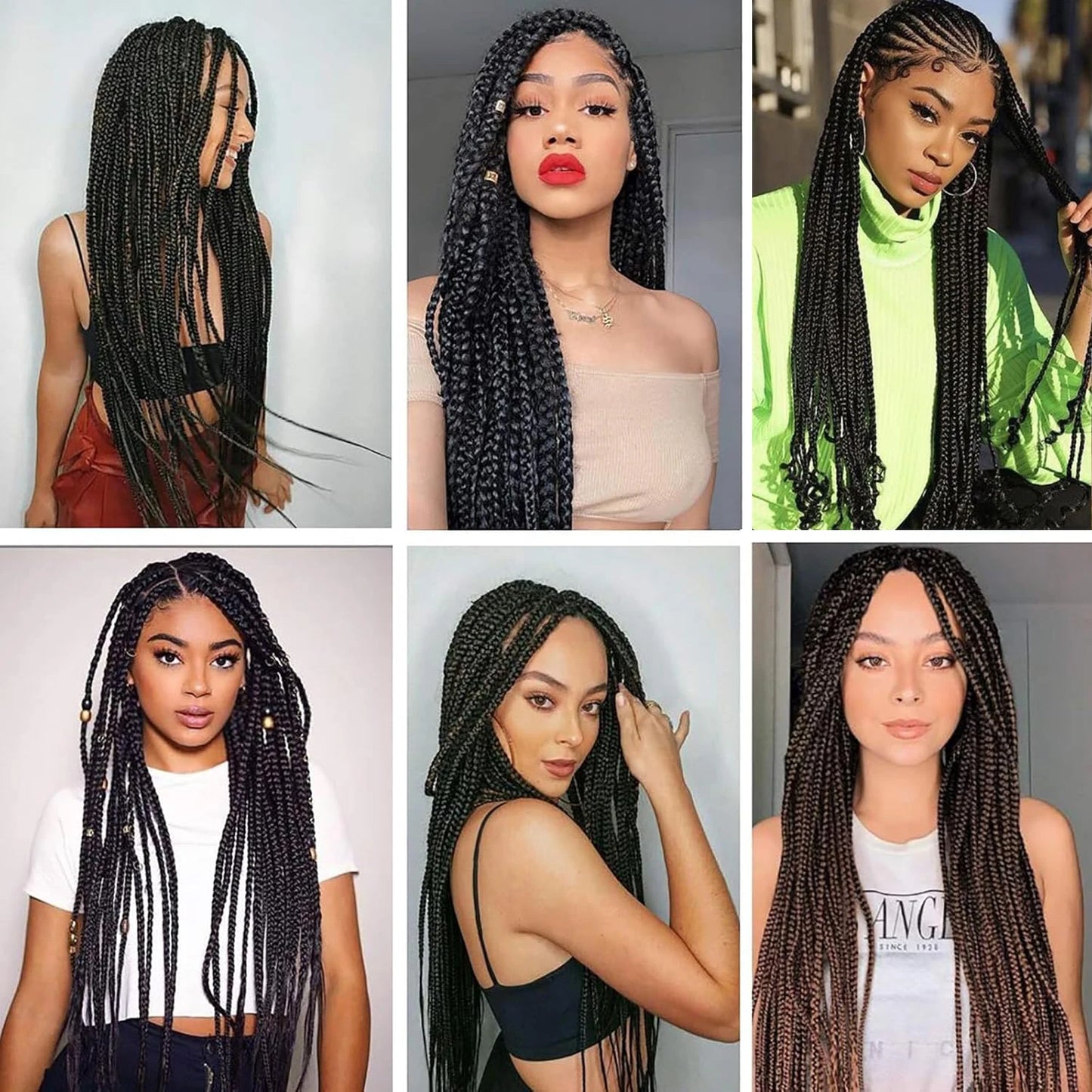 8 Packs Pre Stretched Braiding Hair 30in/26in/20in Xpression Braids Extensions Black Color Synthetic Expression Hair for Braids