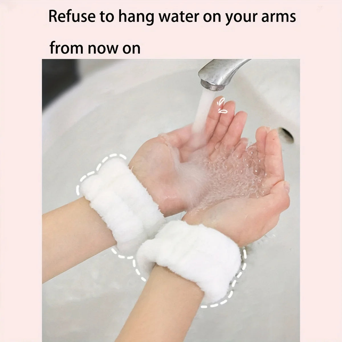 Sponge Spa Headband with Wristbands for Washing Face Wide Padded Headband Skin Care Makeup Removal Shower for Women Girls