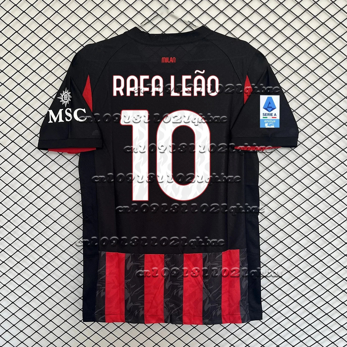 2025AC New Milan Player Edition Jerseys Home 10 Short Sleeved Leo Football Top Modric Quick Drying Comfortable Motorcycle Suit