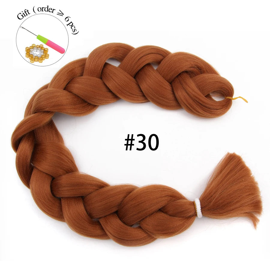 Super Long 165G 200cm Hair Synthetic Jumbo Braiding Hair Extension Heat Resistant Fiber African Ombre Jumbo Braid Hair Women Viralgem Store