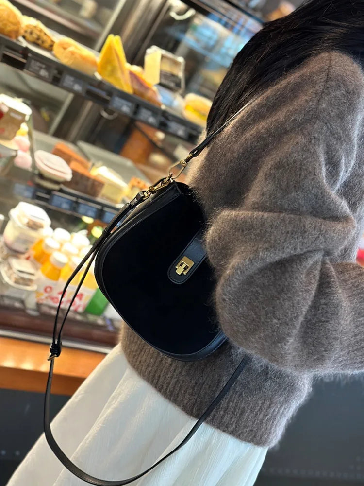 Women‘s Cowhide Genuine Leather Shoulder Bag Ladies Soft Cow Real Leather Handbag Female Fashion Luxury Design Crossbody Bags Viralgem Store