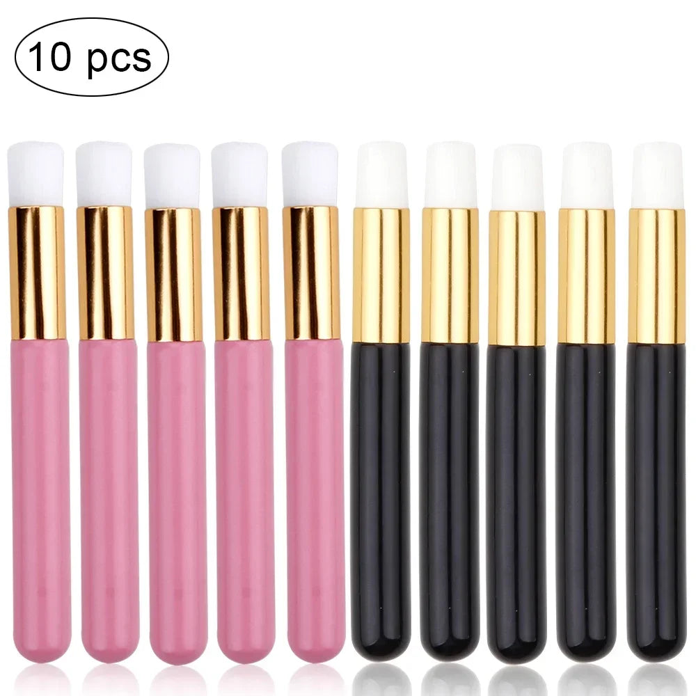 5/10pcs Eyelash Cleaning Brush Lash Shampoo Brush for Eyelash Extensions Peel Off Nose Pore Blackhead Remover Makeup Tools