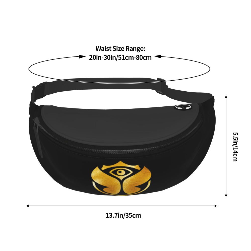Tomorrowland Party Fanny Bag Customized Electronic Music Crossbody Waist Pack Women Men Traveling Phone Money Pouch Viralgem Store