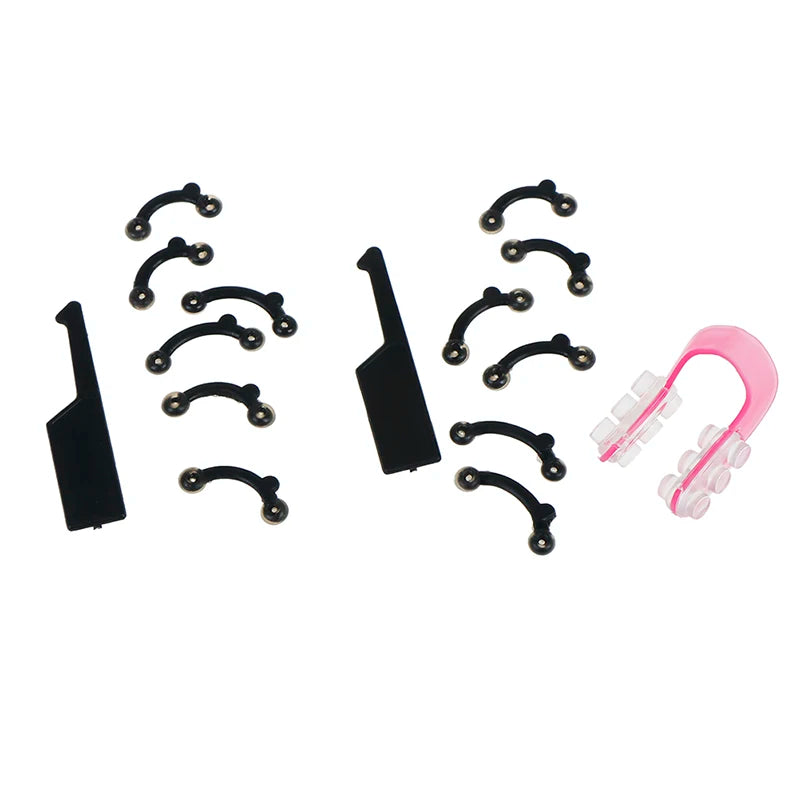 6Pcs/Set Beauty Nose Up Lifting Bridge Shaper Massage Tool No Pain Nose Shaping Clip Clipper Women Girl Massager 3 Size