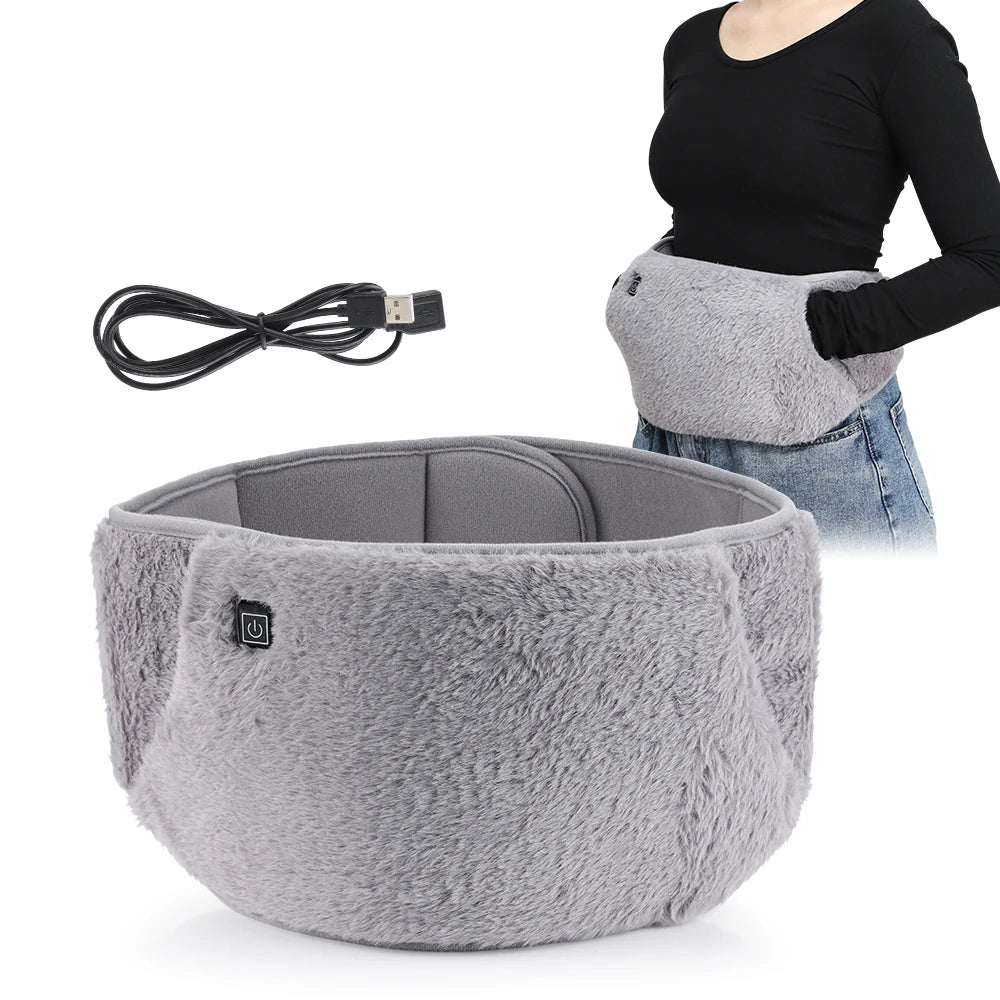 3 Levels Electric Graphene Heating Pad Cold-Proof Uterine Belt Cold-Proof Hand Waist Warming Pad USB Recharging Abdominal Warmer