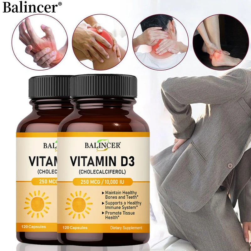 Vitamin D3, A High Potency Vitamin D Supplement for Bone, Teeth, Muscle, Tissue and Immune Health Support Viralgem Store