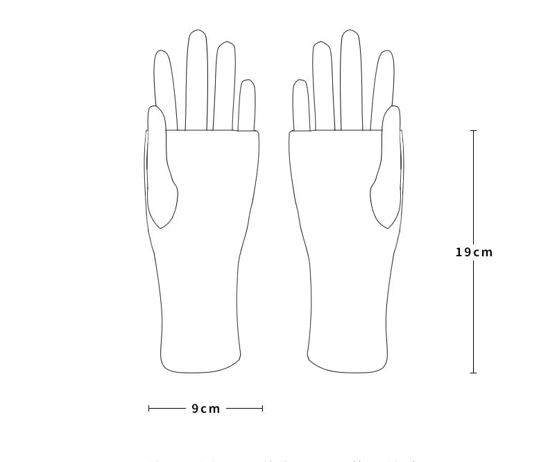 Warm Half Finger Knitted Gloves Autumn and Winter Fingerless Deer Cashmere Gloves Women Mittens Thumb Hole Short Gloves