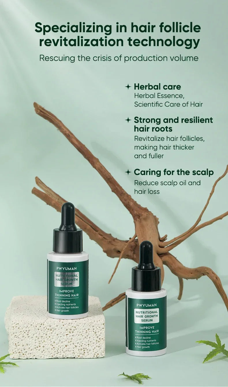 7 Days Ginger Hair Growth Serum Fast Promote Hair Regrowth Products Anti Hair Loss Repair Scalp Baldness Nourish Hair Root Care Viralgem Store