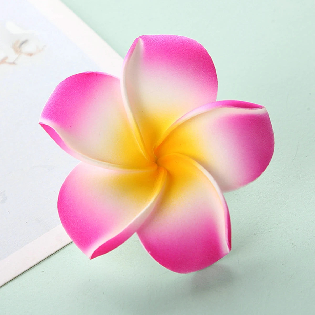 4Pcs Plumeria Flower Hair Clips For Women Girls Hairpins Egg Flower Barrette Hawaiian Wedding Artificial Headwear Viralgem Store
