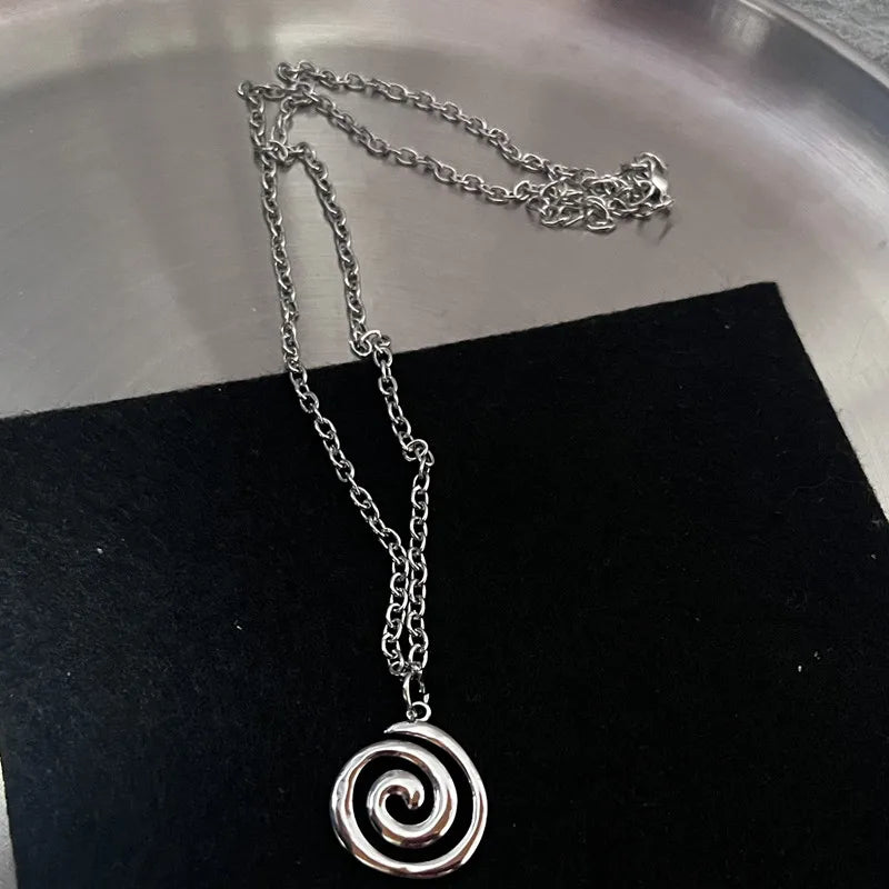 Y2K Flail Fire Heart Teeth Pendant Necklace for Women Men Charm Necklace Grunge Punk Fashion Jewelry ﻿ Viralgem Store