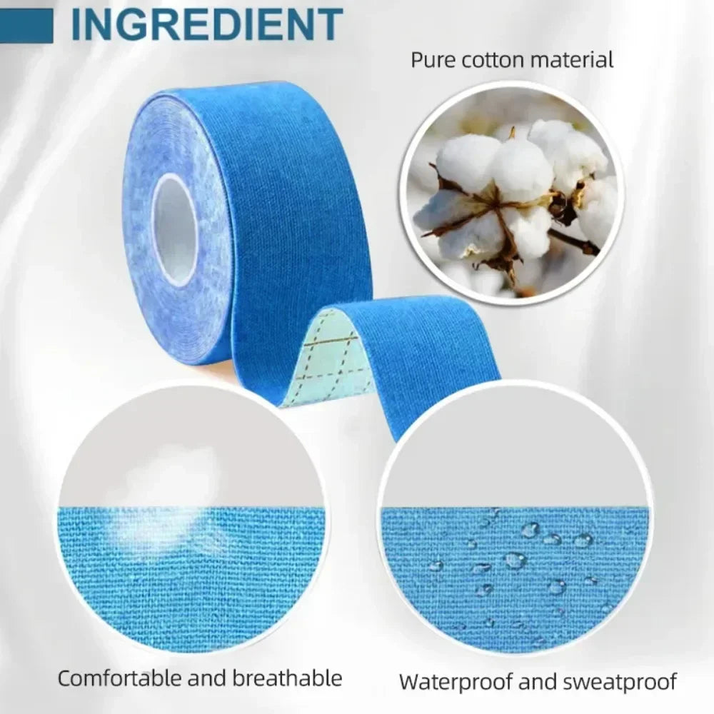 2.5CM x 5M Kinesiology Tape For Face V Line Neck Eyes Lifting Wrinkle Remover Sticker Tape Facial Skin Care Tool Elastic Bandage Viralgem Store