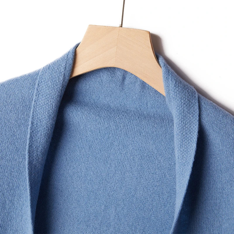 100%Pure Wool Women's Knitted Shawl Soft Warm Wollen Cardigan Cloak Wraps Shoulder Neck Protect Multifunctional Pashmina Scarves