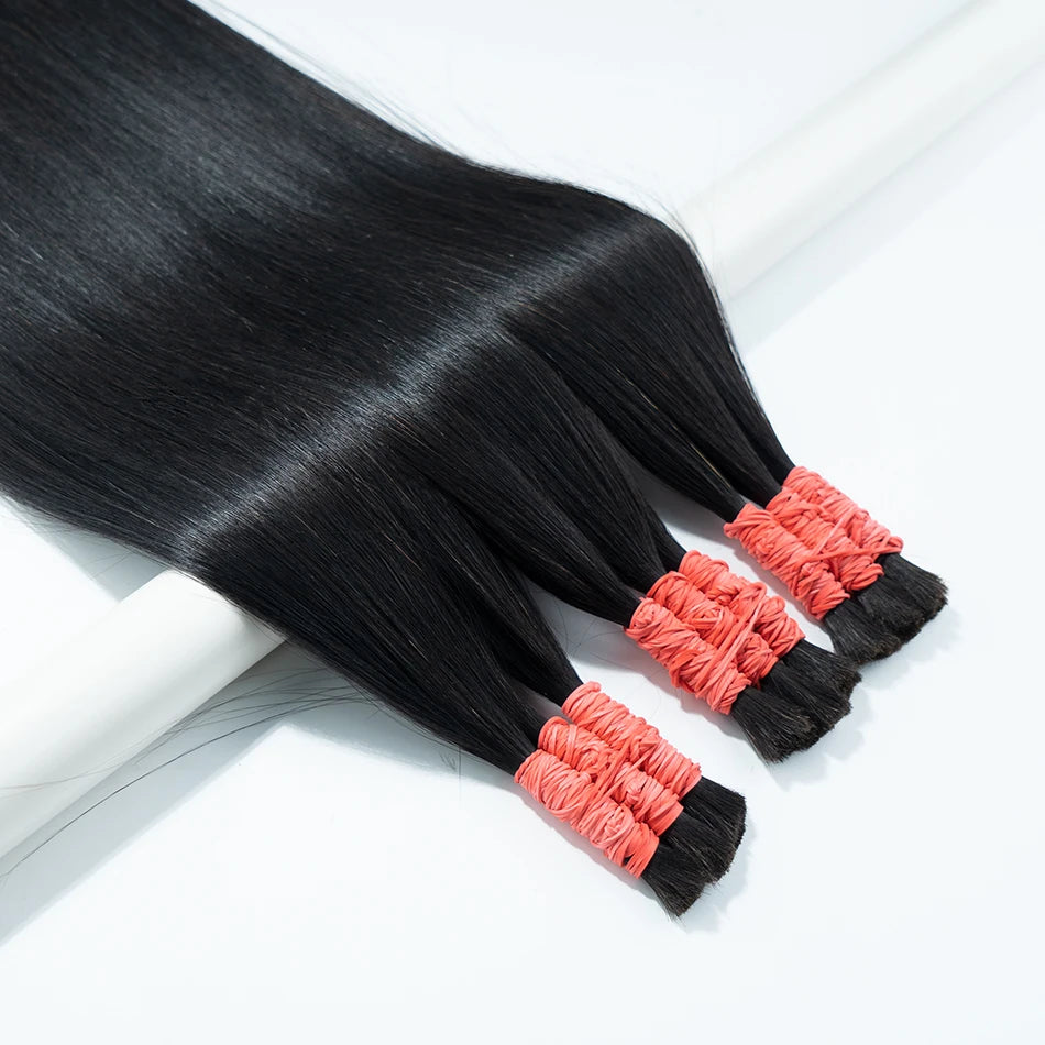 Wholesale Natural Human Hair For Braiding Straight Indian Hair Vietnam Virgin Bundles Afro Black Bulk 100% Human Hair Extension Viralgem Store