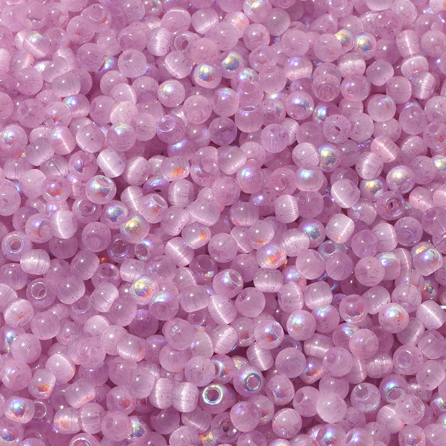 150 Cat Eye Glass Beads 4mm In Various Colors (blue, pink, yellow, green) For DIY Jewelry Making, Necklace Handicrafts, Bead Emb