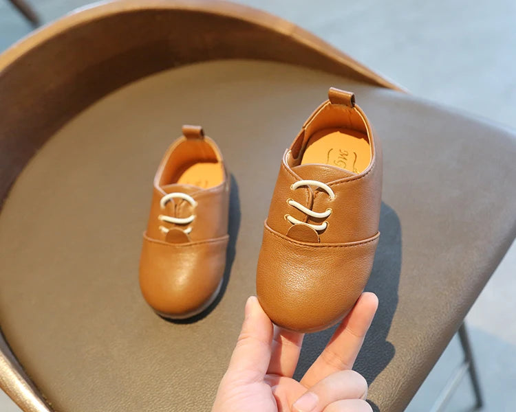 1-5 Years New Baby Shoes For Boy Leather Toddler Children Barefoot Shoes Soft Outdoor Kids Tennis Fashion Girls Sneakers