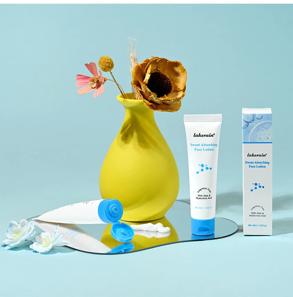 Sweat Absorbing Face Lotion Matte 40Ml Long - Lasting Sweat Control Absorbs Excess Oil Antioxidants Nourish Great Makeup Base Viralgem Store