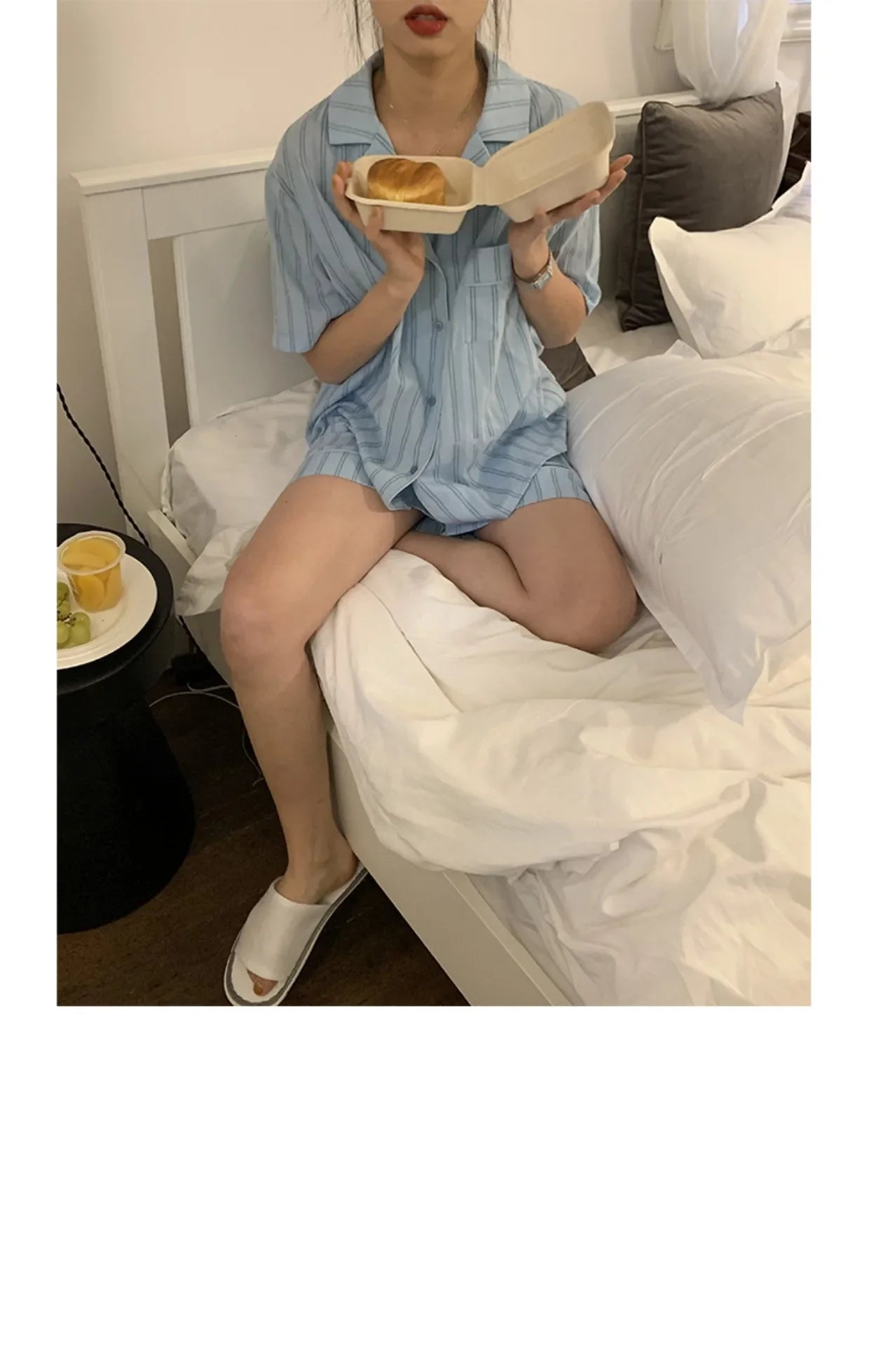 Summer Short Sleeve Shorts Pajama Set Women's Pajamas Sweet Students Can Wear Home Clothes Set Korean Style 2024 Hot Sale Spring
