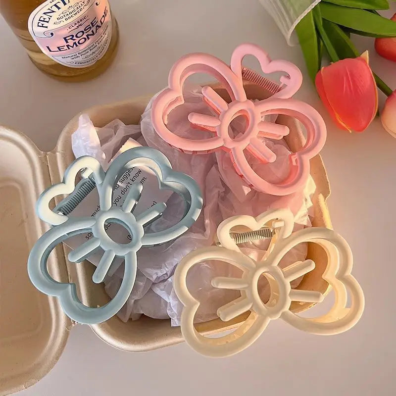 2024 Butterfly Hair Clip Hairpins for Women Girls French High Sense Acetate Hair Claw Trendy Barrettes Hair Accessories