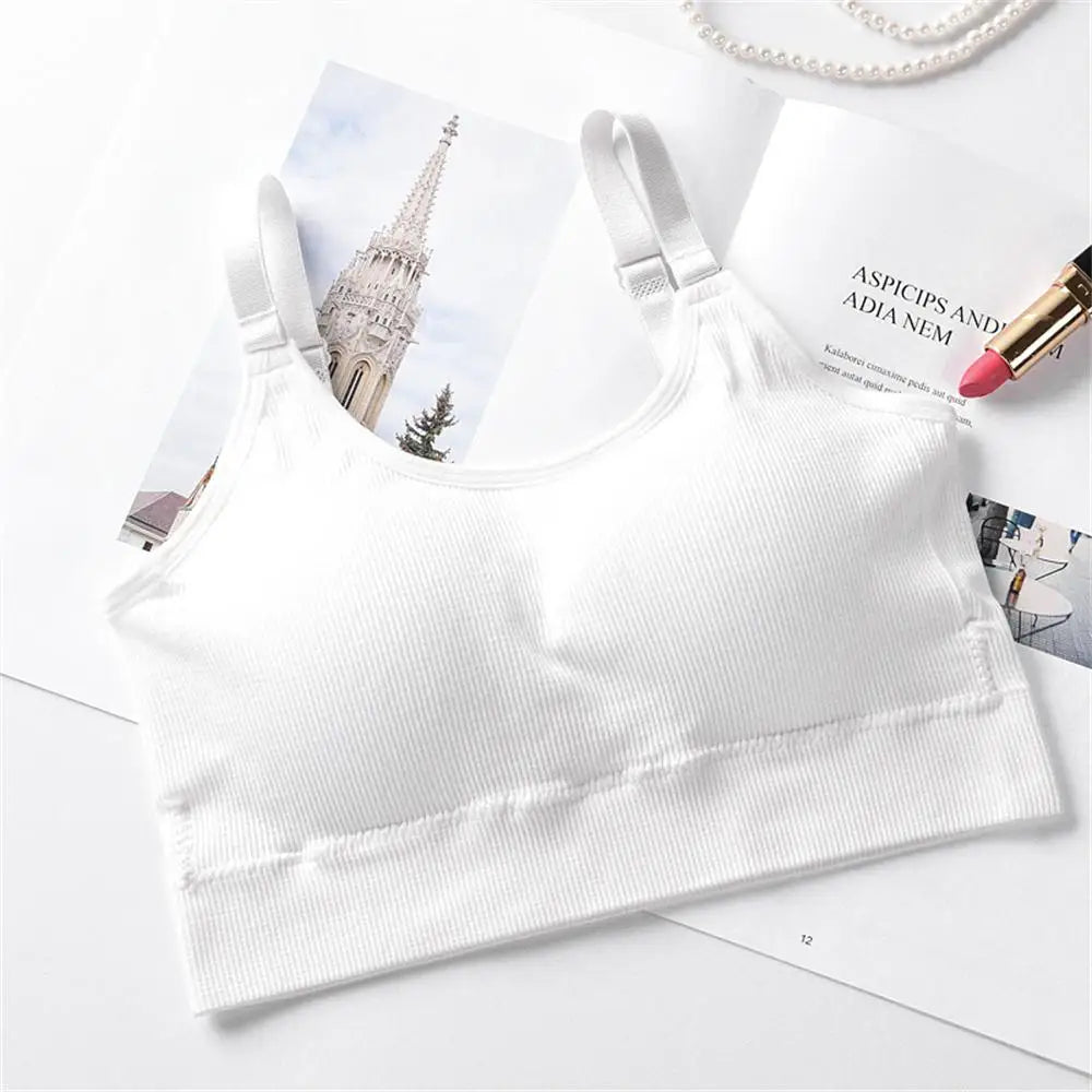 Sports Yoga Top Sexy Wireless Bralette Seamless Women Bra Padded Sleep Tops U-Shaped Back bra Breathable Crop Lingerie Underwear