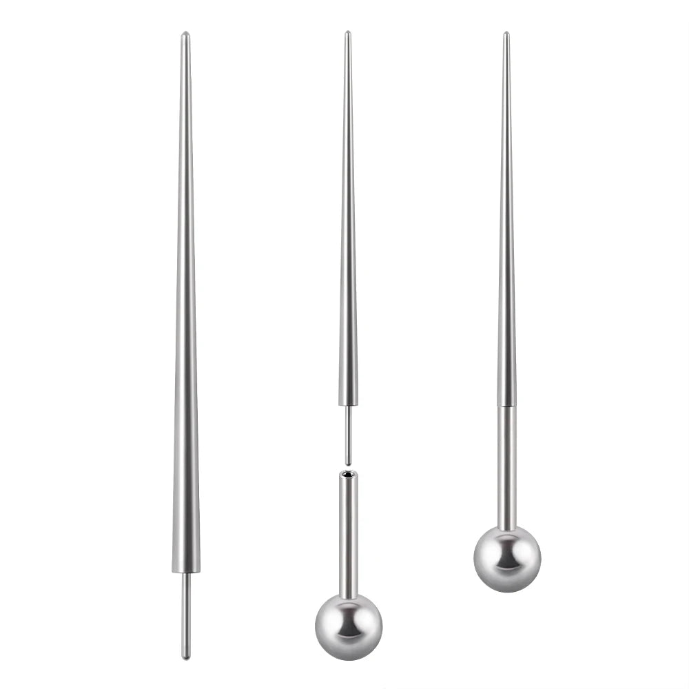 Surgical Steel 14/16/18G Insertion Taper Easy For Thread Threadless Piercing Earrings Jewelry Wear Easy Tool Viralgem Store