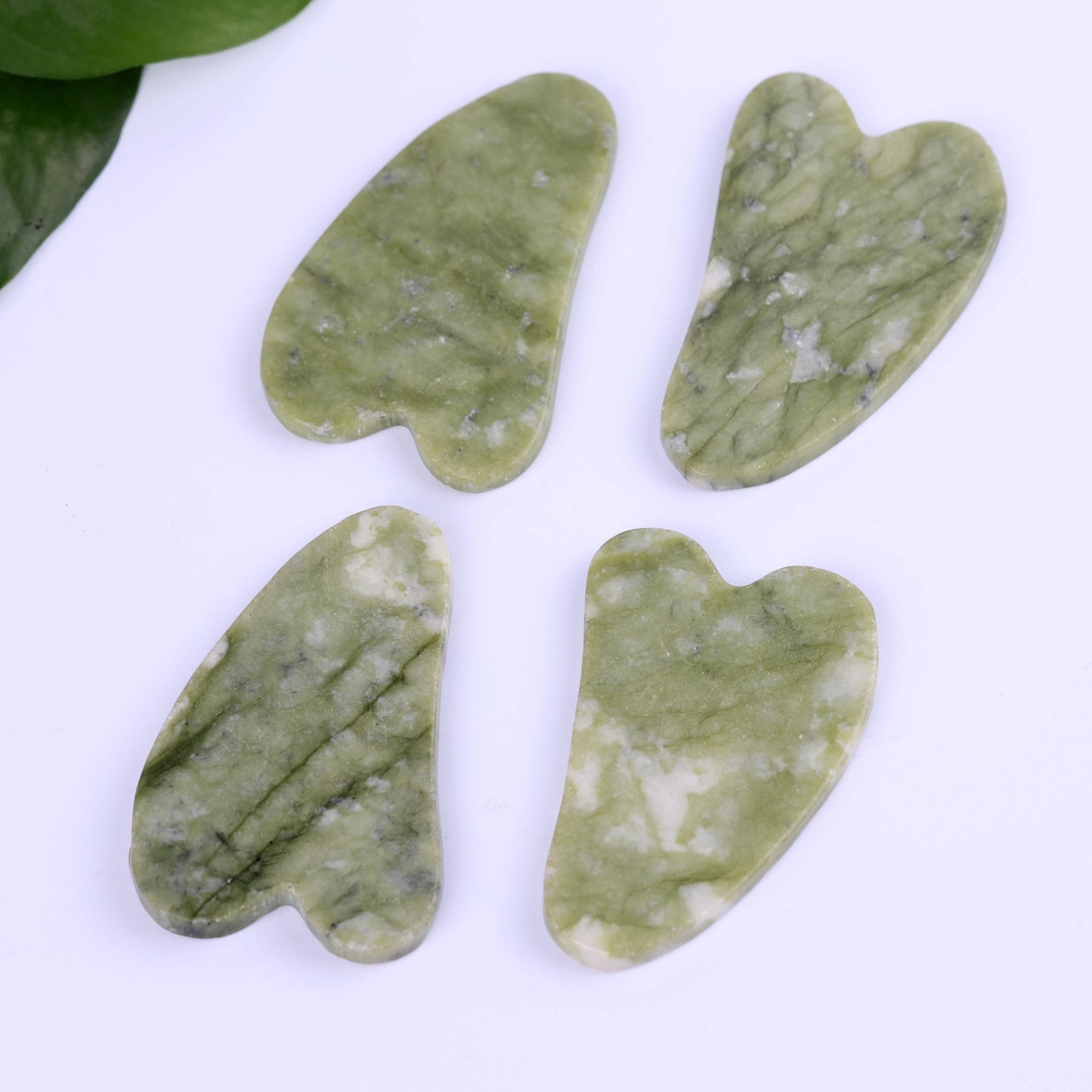 1PC Natural Jade Stone Gua Sha Board Massage Guasha Scraper Plate Face Beauty Health Massager Tools For Face Neck Back Skincare