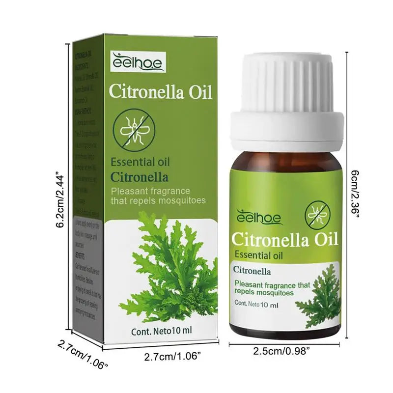10ml Prevent Mosquito Bites Anti-itch Home Skin Care Mosquito Repellent Citronella Essential Oil Body Care For Beauty Health