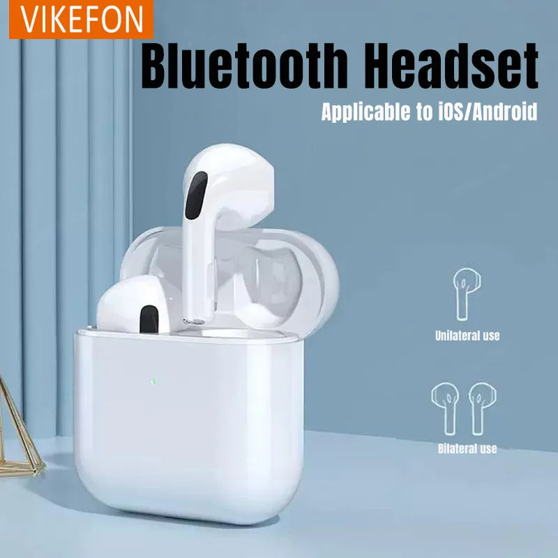 Air Pro4 Wireless Headset Dual Earphones Extra Long Standby for Genshin Impact PlayerUnknown's Battlegrounds Game Accessories Viralgem Store