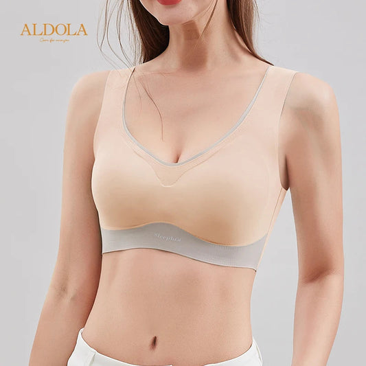 ALDOLA Women's Sport Bras Seamless Wireless Bra Push Up Bralette Full Coverage Everyday Bras Female Lingerie & Underwear Viralgem Store