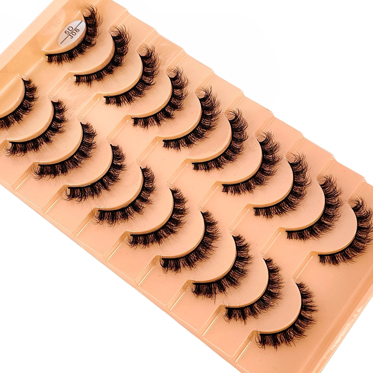 10 Pairs 3D Faux Mink Lashes Fluffy Soft Beauty Wispy Natural Short False Eyelashes Curly lashes Makeup Classic Thick eyelashes