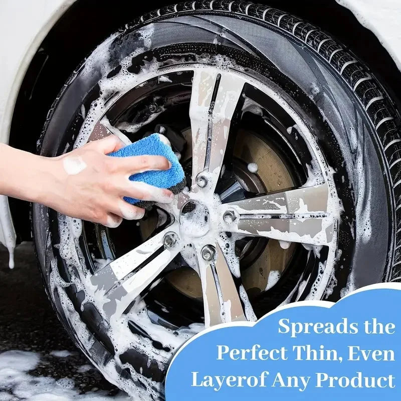 1/10Pcs Car Wax Applicator Pads Microfibre Polishing Sponges Soft Auto Detailing Waxing Sponge Cleaning Foam Car Paint Care Pad Viralgem Store