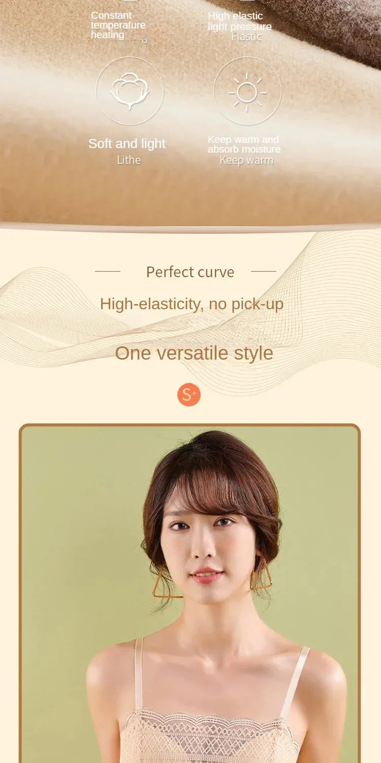 Women's Thermal Underwear Thermal Women Clothing Winter Jersey Blouse Seamless Silk Fever High Elastic Bud Silk Bottom Lining