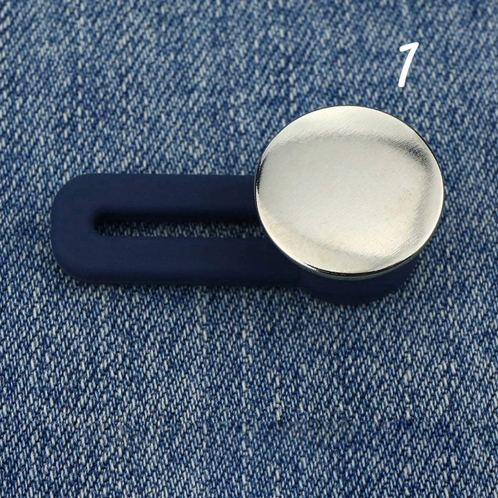 Adjustable Letter Star Elastic Clothing Retractable Buckle Buttons Jeans Extended Button Waist Fastener Waistline Increase Viralgem Store
