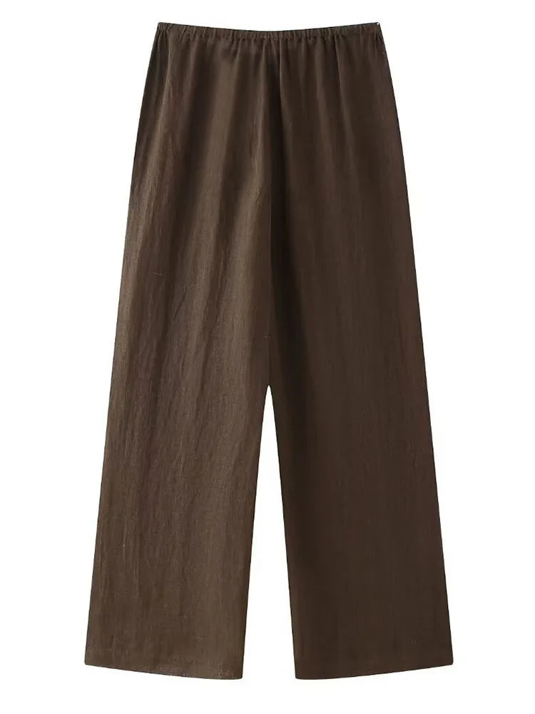 [EAM] Big Size Gray Jacket Wide Leg Pants Two Piece Suit New V-Neck Long Sleeve Women Fashion Tide Spring Autumn 2024 1DH6481