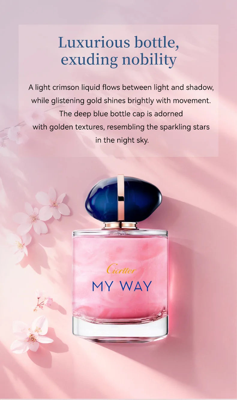 50ml (1.7oz) Original Brand Perfume My Way Flying Sand Long Lasting Light Fragrance Wood Perfume For Women