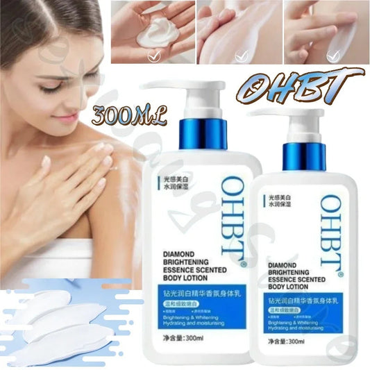 300g OHBT body lotion nourishes and cares for the skin to improve acne, rough and dry skin texture is refreshing and not greasy Viralgem Store