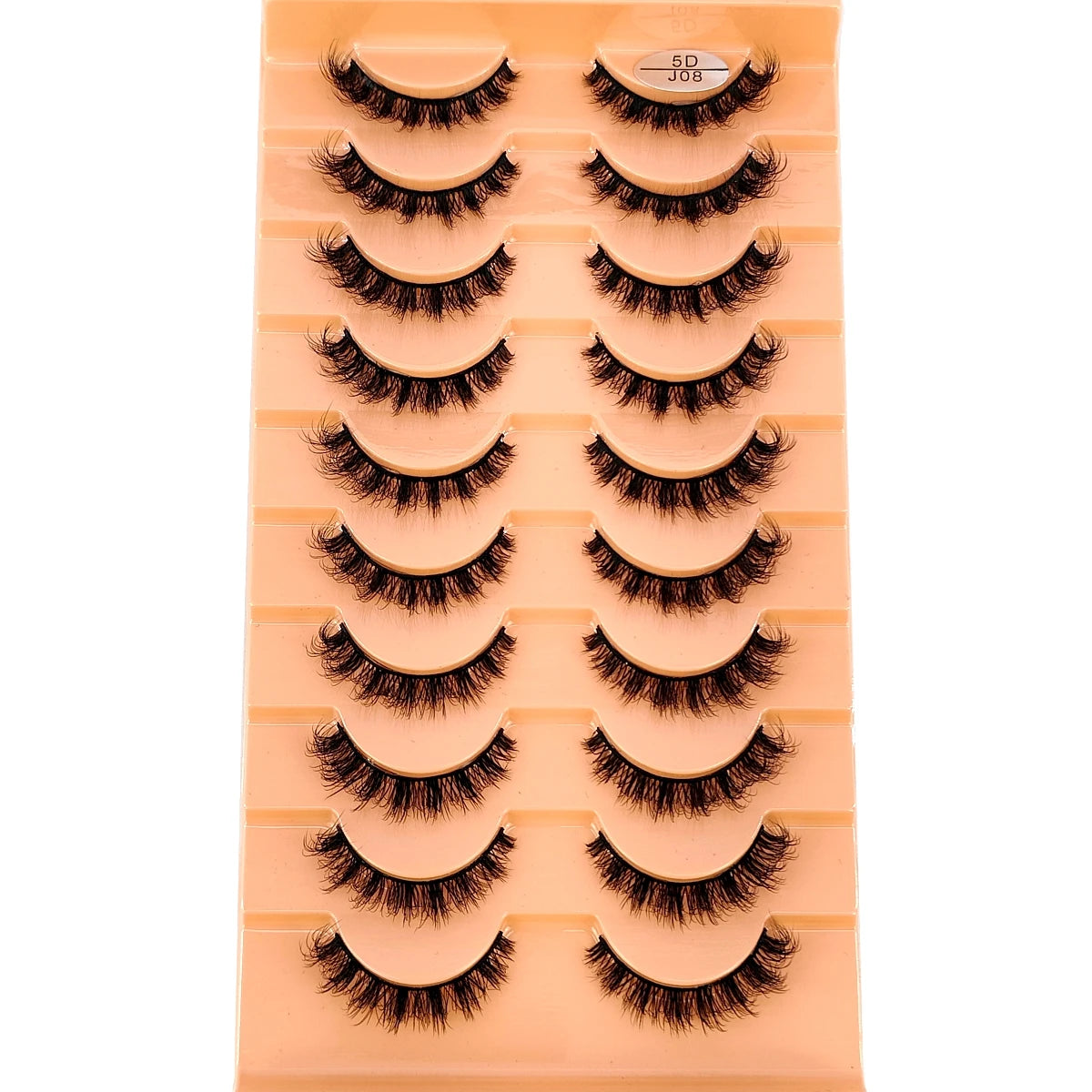 10 Pairs 3D Faux Mink Lashes Fluffy Soft Beauty Wispy Natural Short False Eyelashes Curly lashes Makeup Classic Thick eyelashes