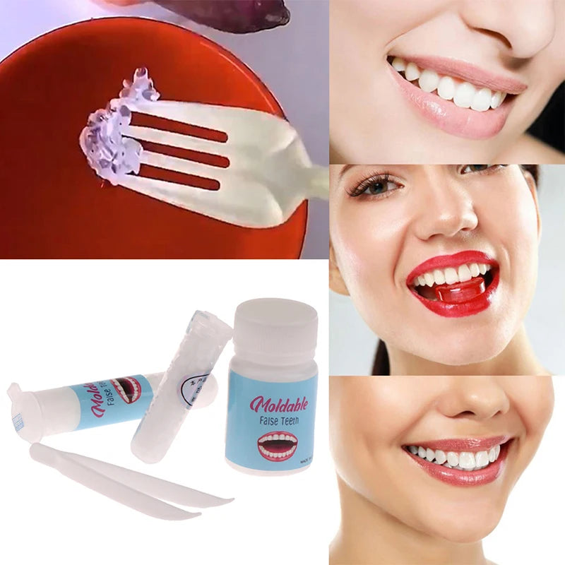 10g-30g Temporary Tooth Repair Kit Teeth And Gaps FalseTeeth Solid Glue Denture Adhesive Teeth Whitening Tooth Beauty Tool Viralgem Store