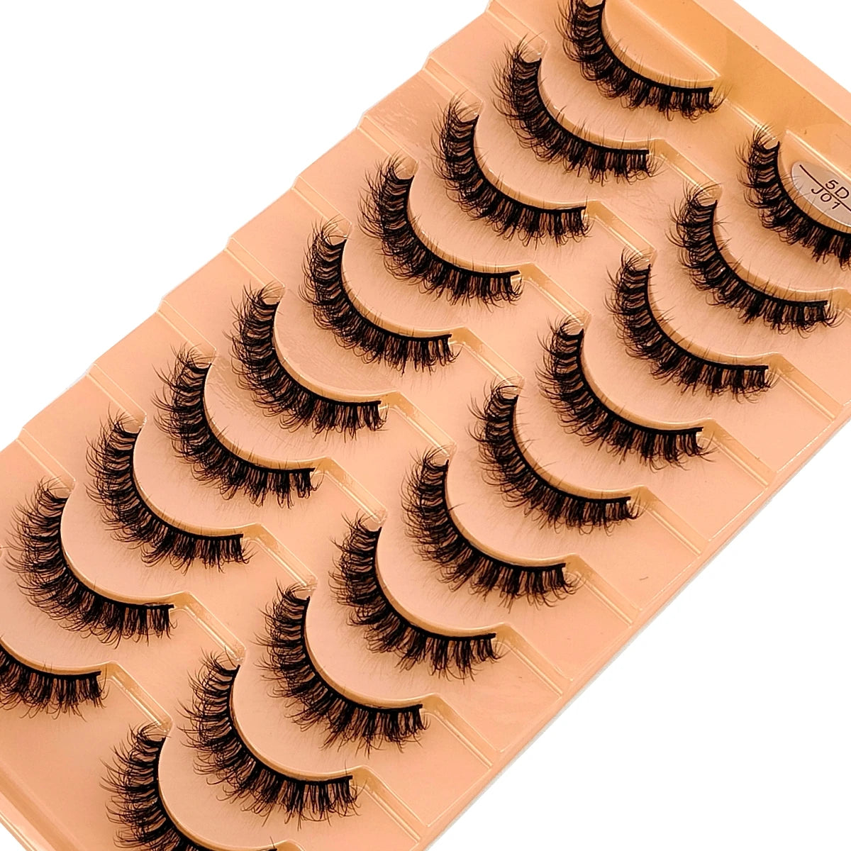 10 Pairs 3D Faux Mink Lashes Fluffy Soft Beauty Wispy Natural Short False Eyelashes Curly lashes Makeup Classic Thick eyelashes
