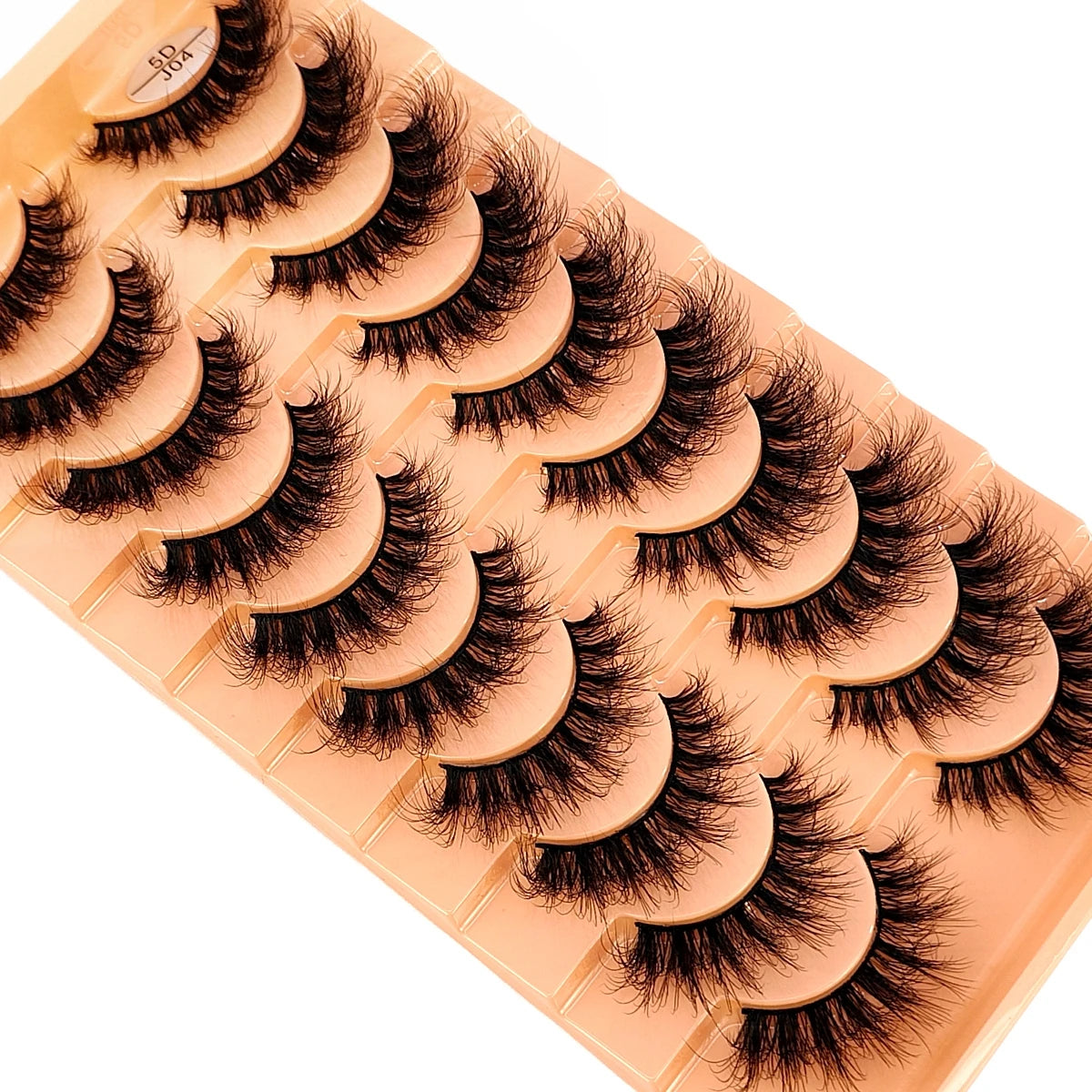 10 Pairs 3D Faux Mink Lashes Fluffy Soft Beauty Wispy Natural Short False Eyelashes Curly lashes Makeup Classic Thick eyelashes