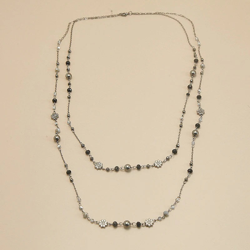 1PC Bohemian Beaded Long Sweater Necklace Women's Fashion Stackable Long Necklace Viralgem Store