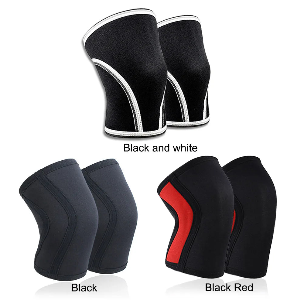 1 PC Squat 7mm Knee Sleeves Pad Support Men Women Gym Sports Compression Neoprene Knee Protector Fitness Gym Fit Weightlifting