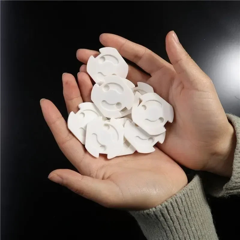 1/10pcs  Baby Safety Child Electric Socket Outlet Plug Protection Security Two Phase Safe Lock Cover Kids Sockets Cover Plugs Viralgem Store