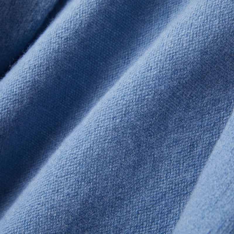 100%Pure Wool Women's Knitted Shawl Soft Warm Wollen Cardigan Cloak Wraps Shoulder Neck Protect Multifunctional Pashmina Scarves