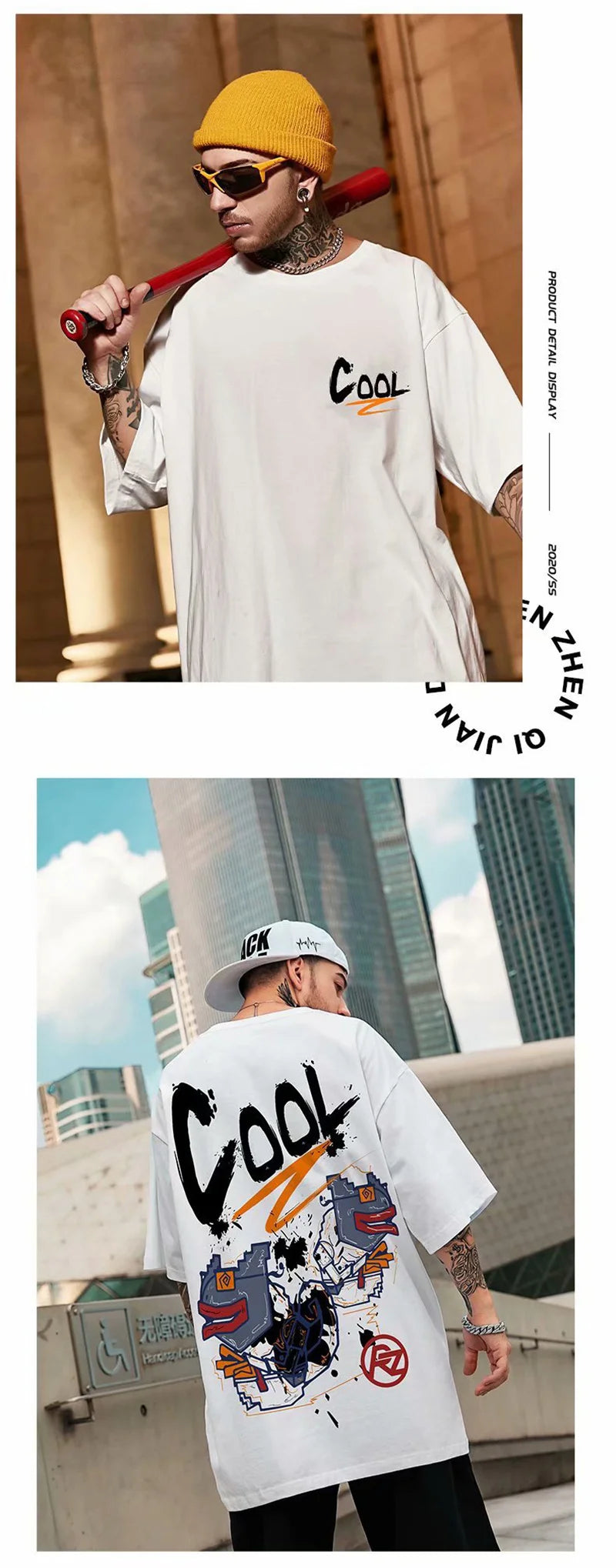Summer Men's T-shirts 2023 Cool Funny Graphic Print T Shirt Letter Retro Cool Design Streetwear Short Sleeve Tee Top Y2K Clothes