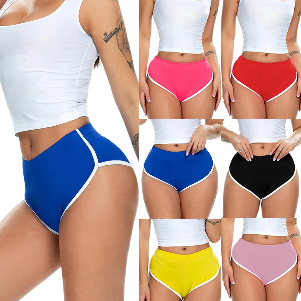 Women's Summer Leisure Loose Yoga Shorts Sports Fitness Exercise Hot Pants Push Up Training Tight Pants Pocket Shorts